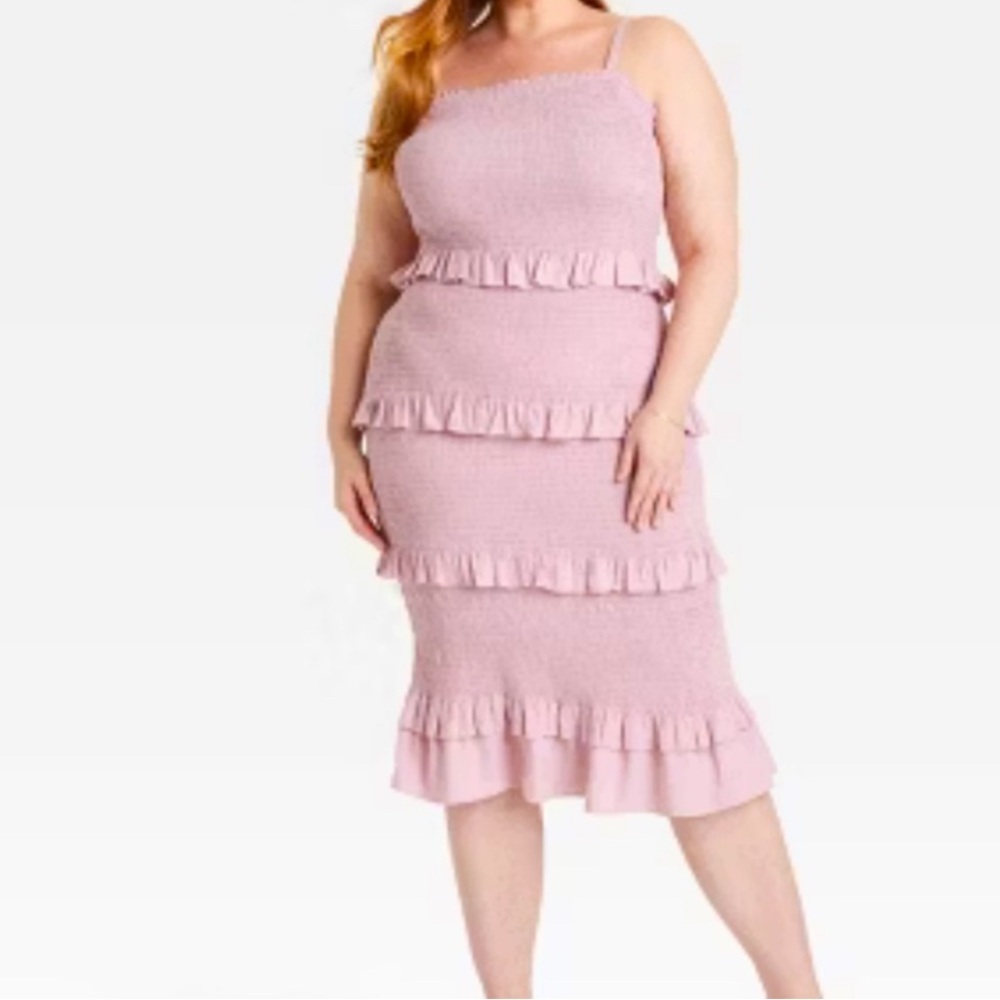 Ava & Viv Ruffle Tank Dress